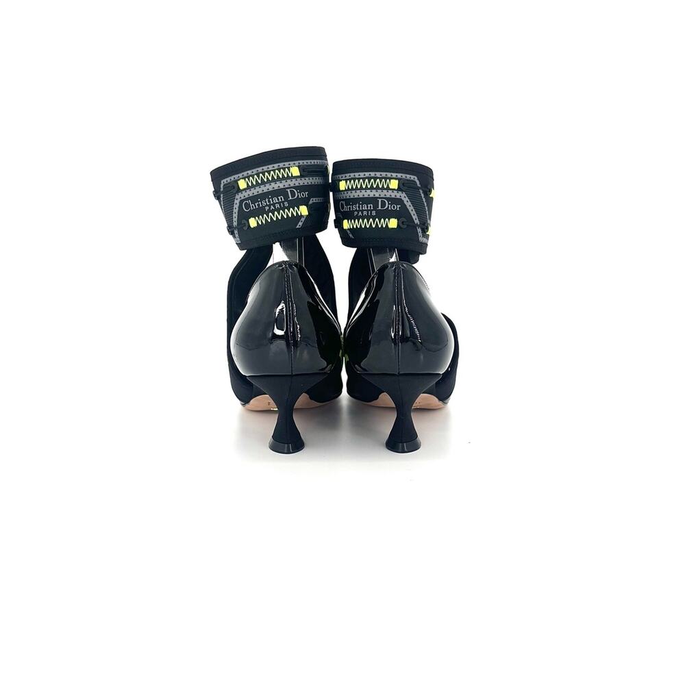 Christian Dior x Roger Vivier Black Patent Leather 62-22 Maryjane Pumps 38 - Picture 3 of 8